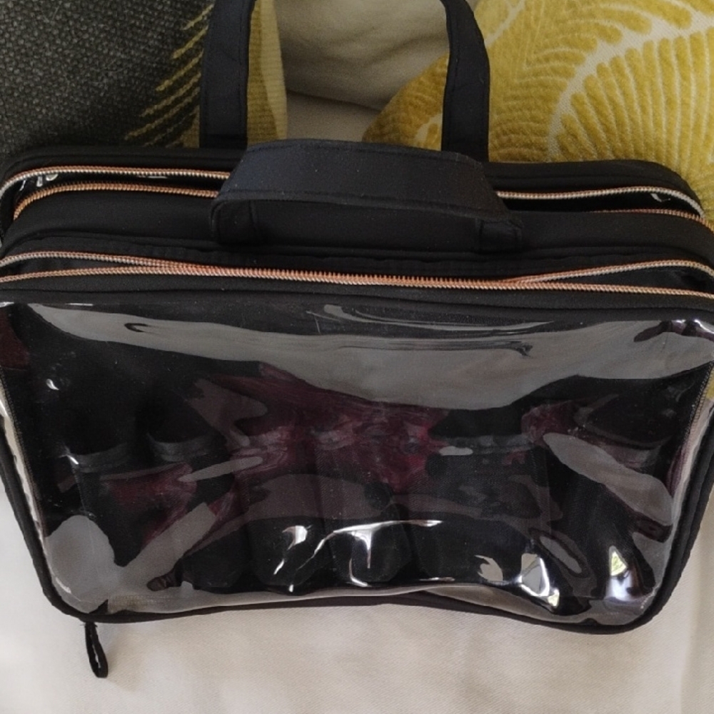 Black Transparent Travel Bag